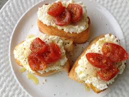 Ricotta/Tomato Toasts
