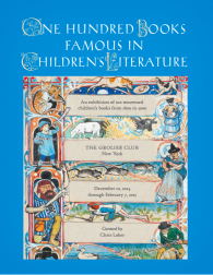 Leaflet from Grolier Club exhibit